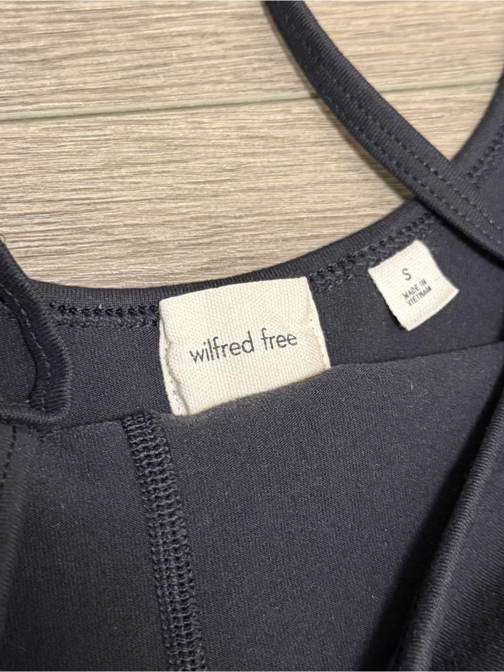 Wilfred Free Aritzia Freestyle Kick Flare One Piece Jumper Jumpsuit Black Sz S - Picture 6 of 8